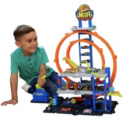Hot Wheels Mega Loop Garage Playset